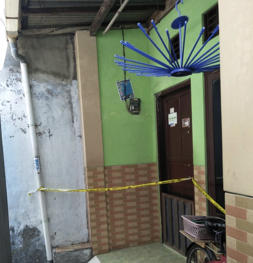 Lokasi kejadian pembacokan