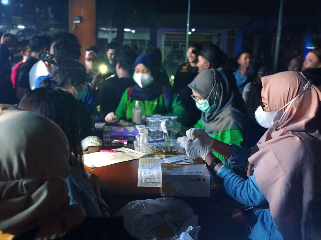 Pengunjung club malam