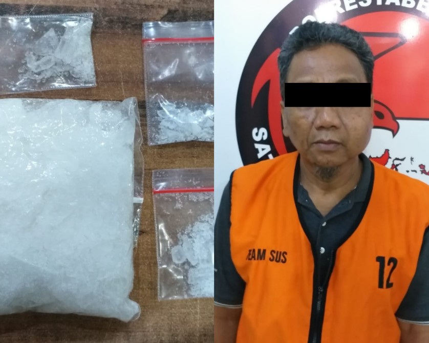Pengedar sabu di Polrestabes Surabaya