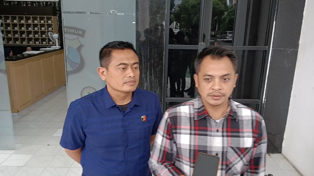 Kasat Reskrim AKBP Hendro dan Wakasat Kompol Teguh