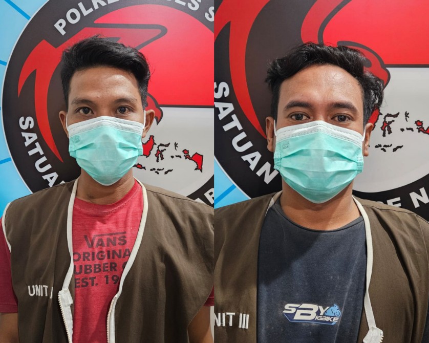 Pengedar pil koplo di Polrestabes Surabaya 