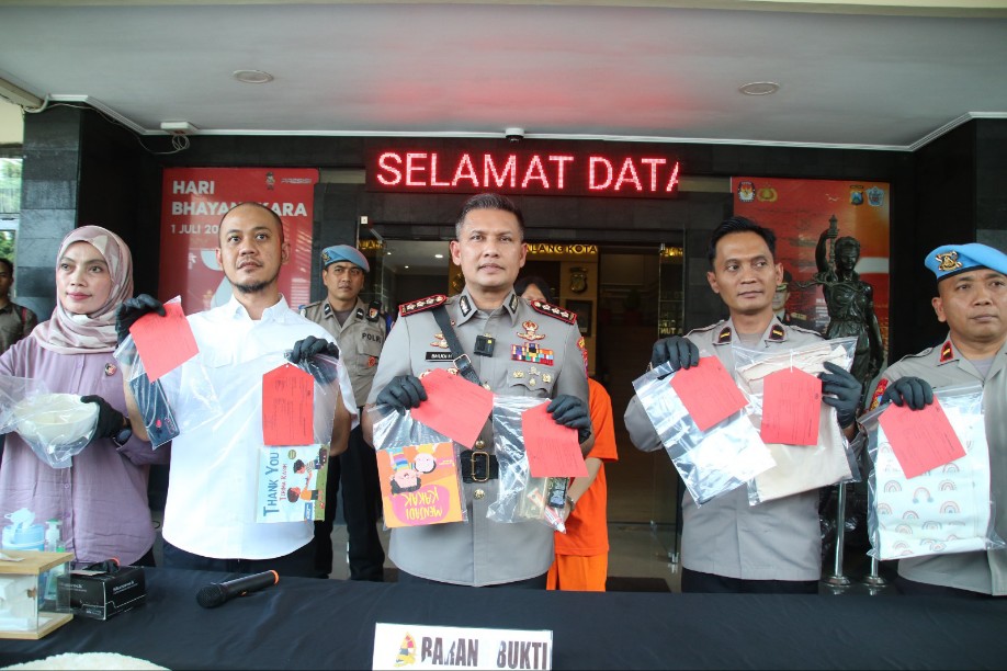 Babysister diamankan Polresta Malang Kota