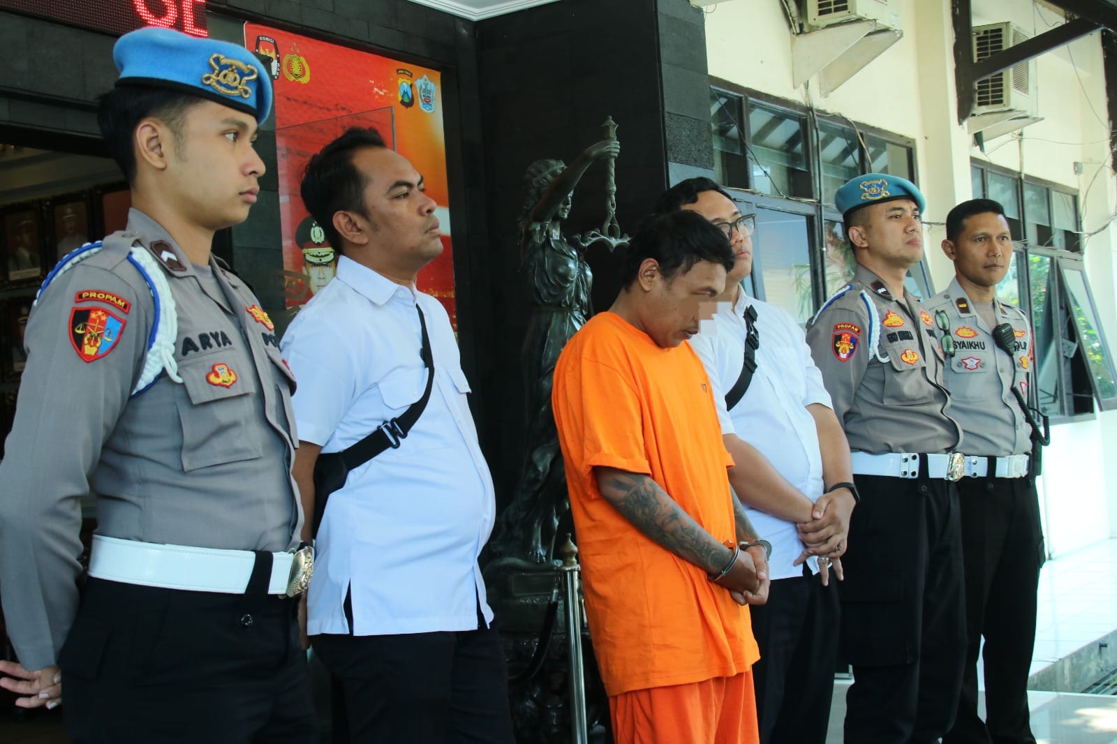 Pelaku Ditangkap Polisi di Kota Malang