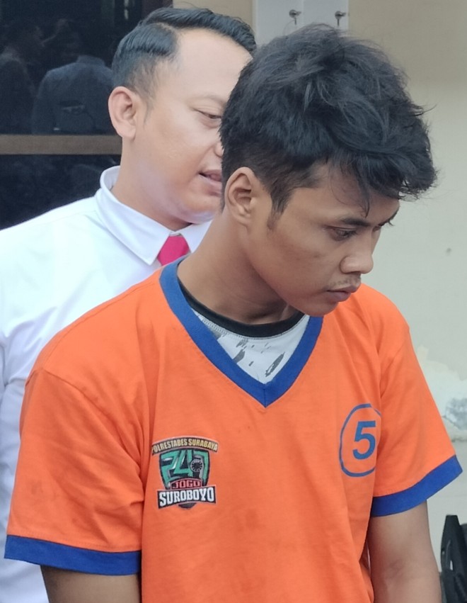 Pelaku pencurian motor motor di Surabaya