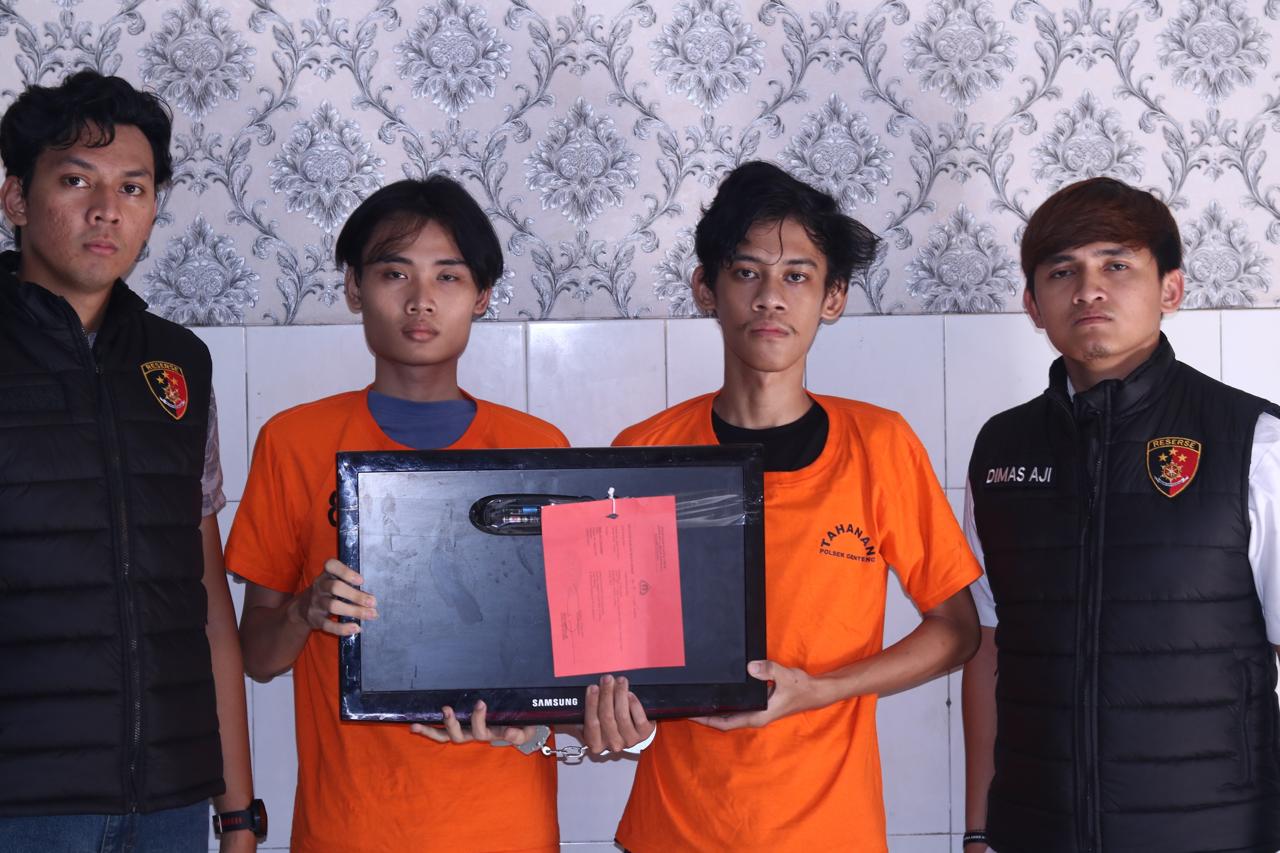 Dua pelaku pencurian TV hotel