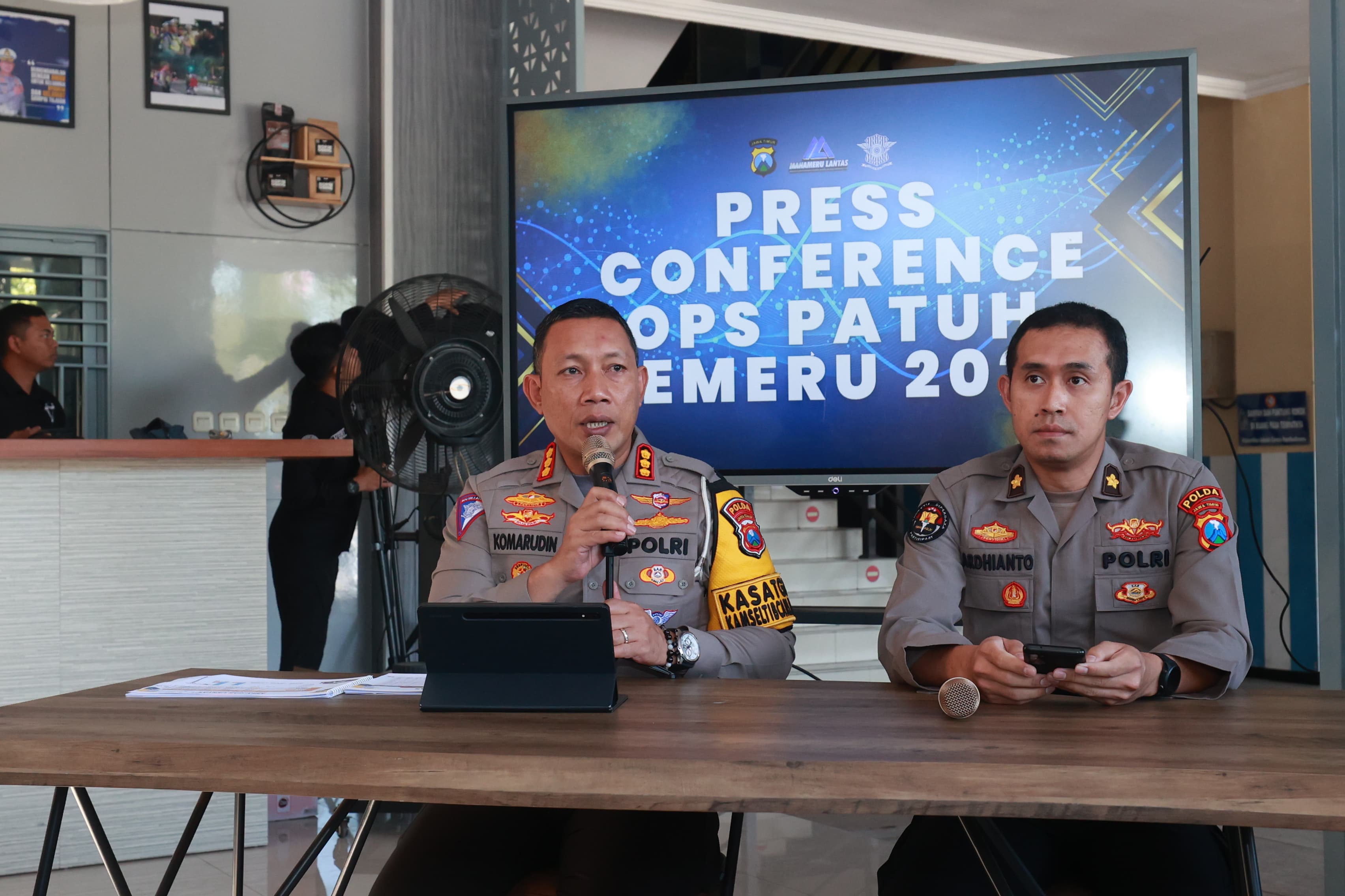 Direktur Lalulintas (Dirlantas) Polda Jatim Kombes Pol Komarudin