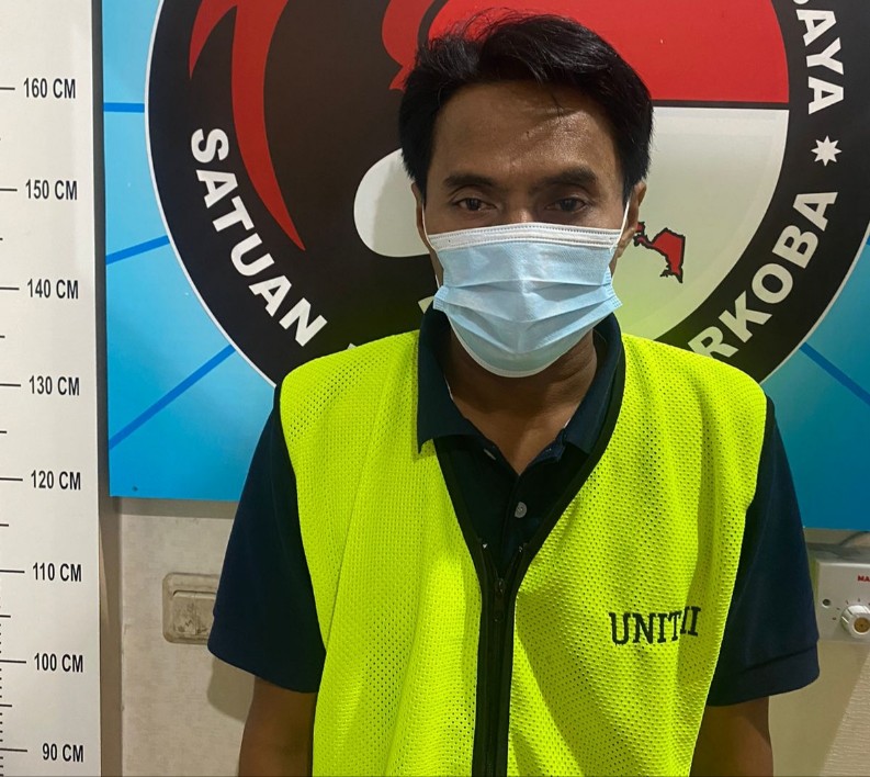 Pengedar sabu asal Bangkalan yang ditangkap Polrestabes Surabaya Jawa Timur