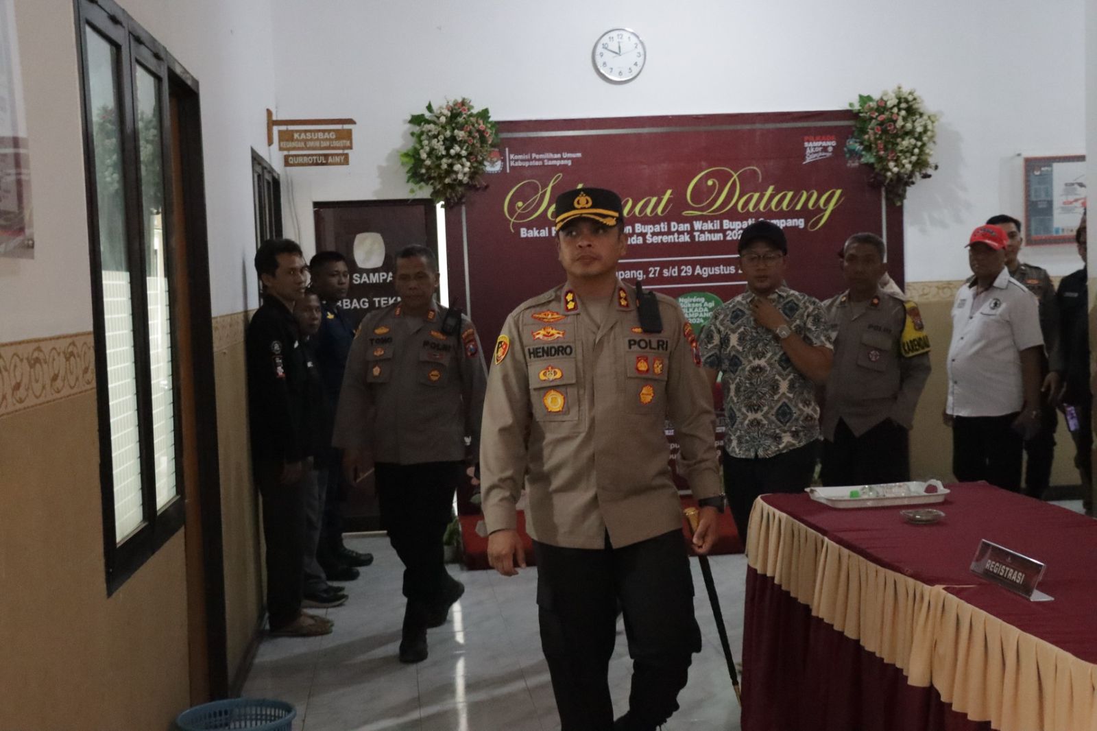 Kapolres Sampang AKBP Hendro Sukmono