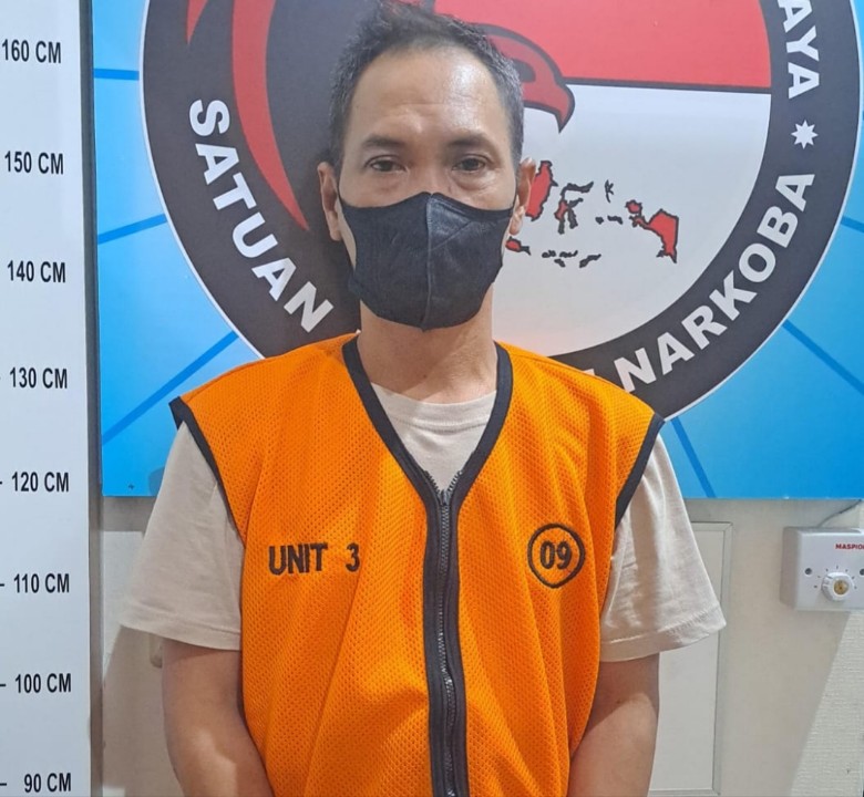 Pengedar sabu yang diamankan Polrestabes Surabaya