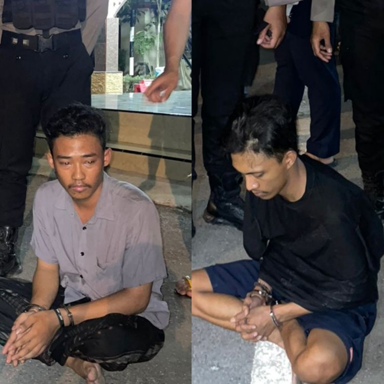 Dua pengedar pil kuplo di Polres Tanjung Perak Surabaya