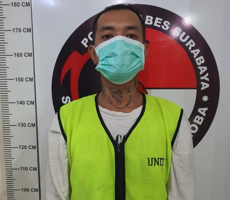 Pengedar narkotika jenis sabu dibekuk Polrestabes Surabaya