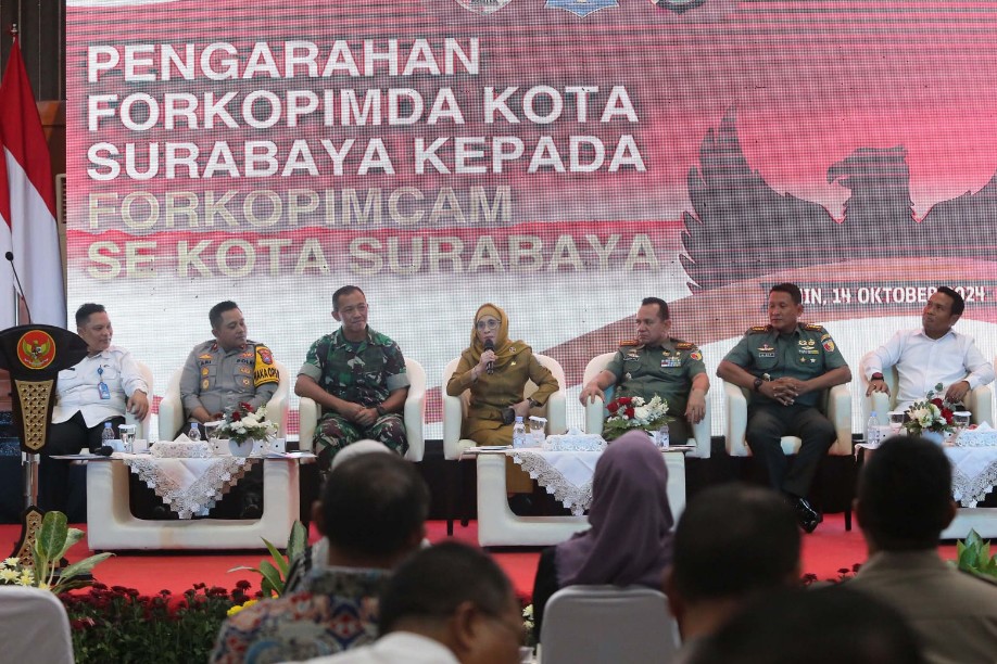 Pengarahan Forkopimcam, PJs Wali Kota Surabaya