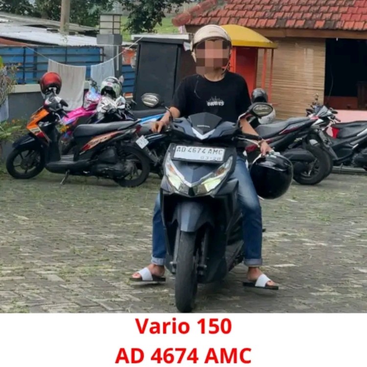 Motor korban yang lenyap digondol maling