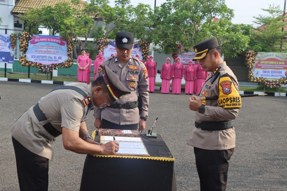 Kapolsek Sampang pimpin Sertijab
