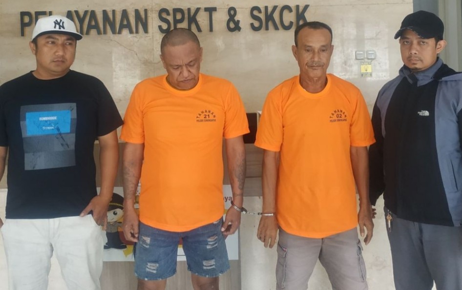 Dua pelaku sabu di Polsek Gunung Anyar