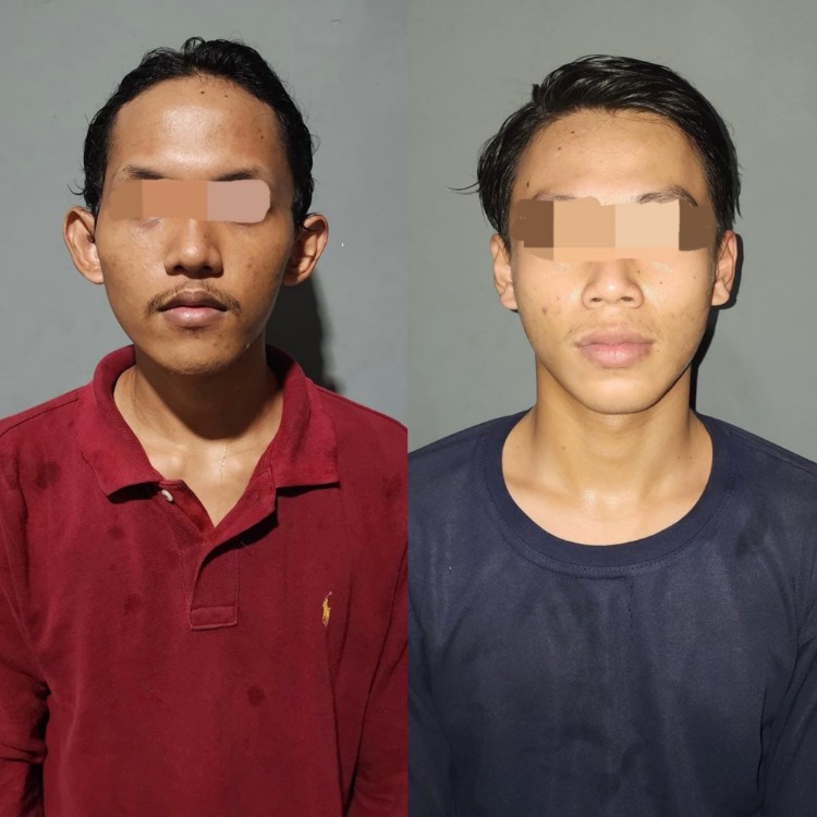 Dua maling motor di Polrestabes Surabaya
