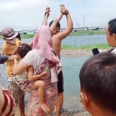 Korban saat ditemukan