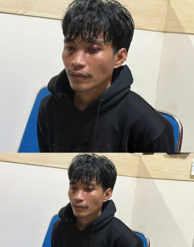 Terduga pelaku yang diamankan Polsek Tegalsari