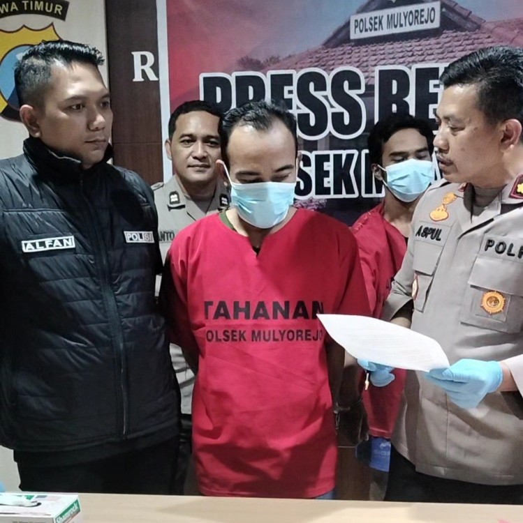 Pelaku pencurian di Polsek Mulyorejo