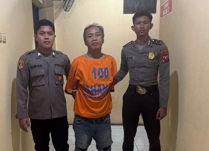 Pencuri motor diapit anggota Polisi 