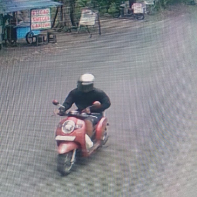 Diduga pelaku pencurian dan motor korban 