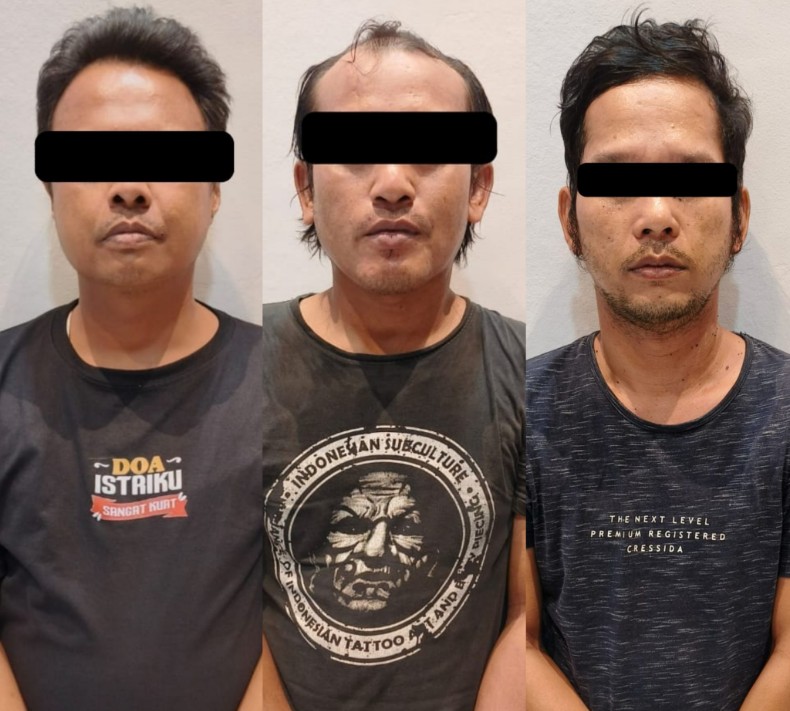 Tiga pelaku Pencuri motor 