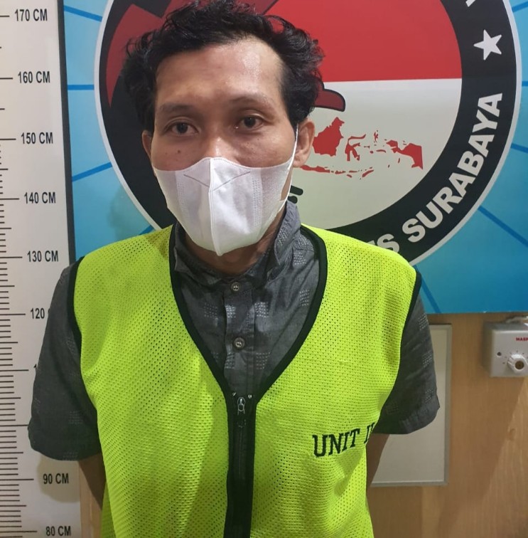 Pengedar sabu di Polrestabes Surabaya 