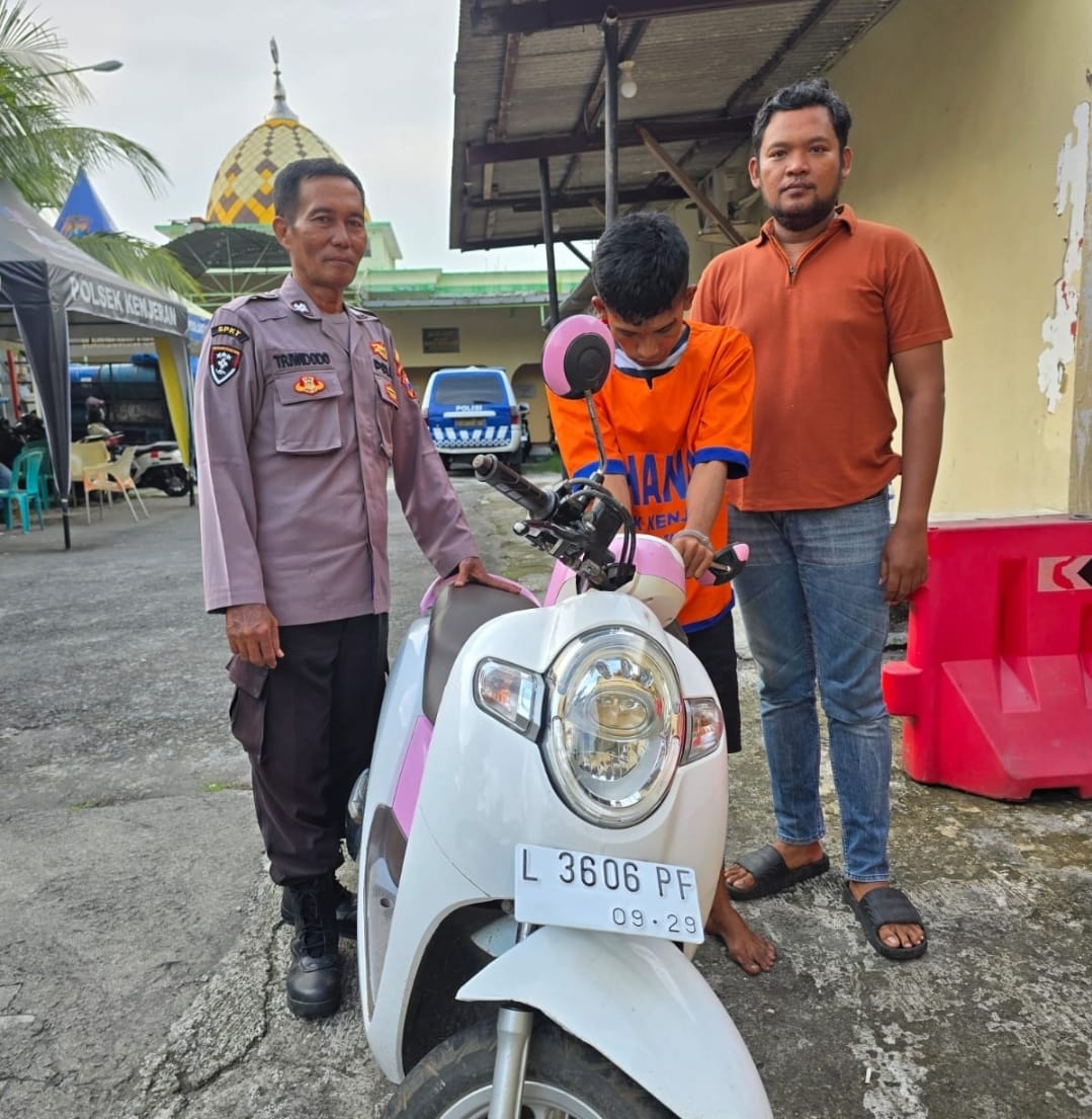 Pelaku curanmor diamankan Polsek Kenjeran 