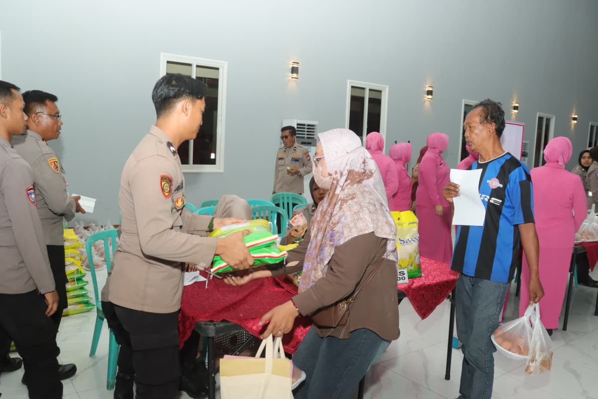 Gerakan pangan murah Polres Blitar 