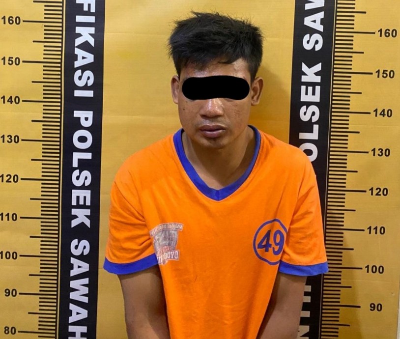 Tersangka jambret di Polsek Sawahan Surabaya 