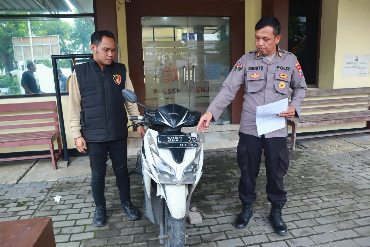 Barang bukti di Polsek Kenjeran 
