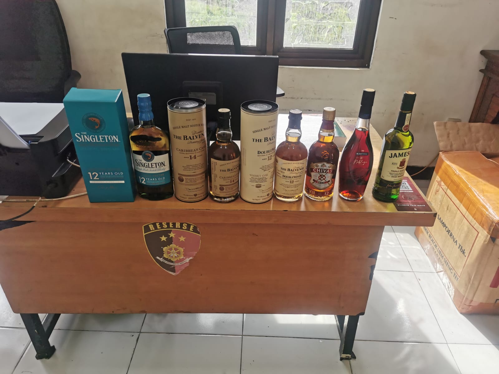 Barang bukti miras yang diamankan Polsek Pakal