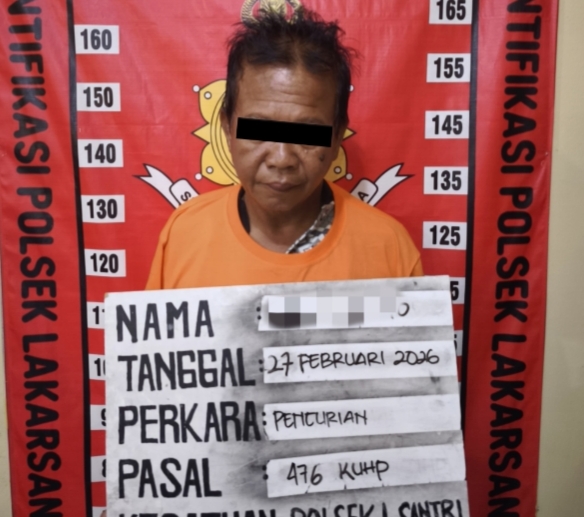 Pelaku di Mapolsek Lakarsantri