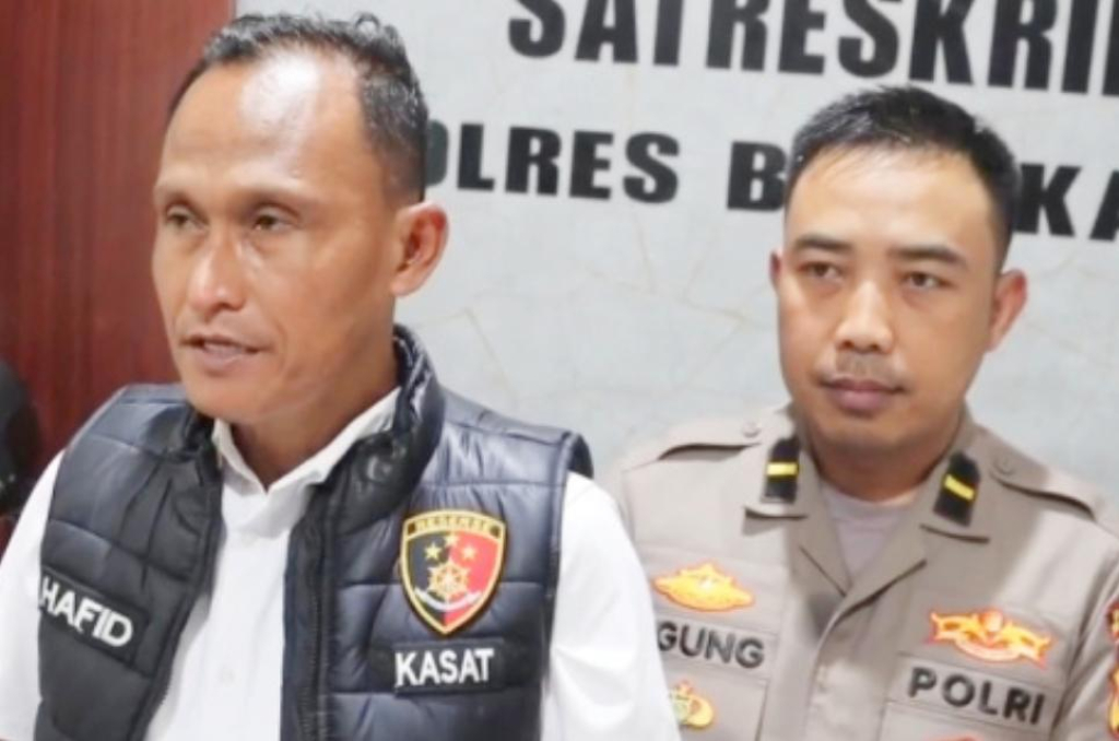 Kasatreskrim Polres Bangkalan AKP Hafid dan Kasihumas