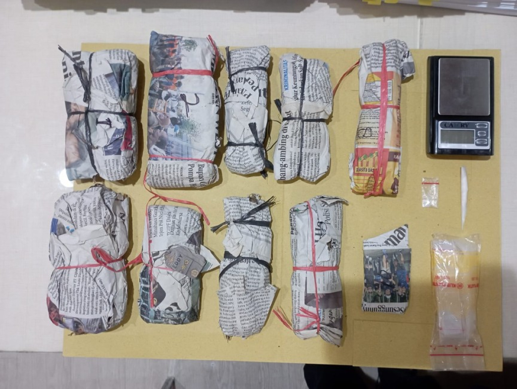 Barang bukti yang diamankan
