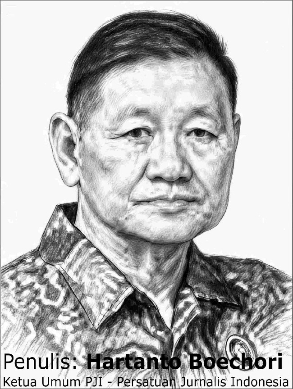Ketua Umum Persatuan Jurnalis Indonesia (PJI), Hartanto Boechori