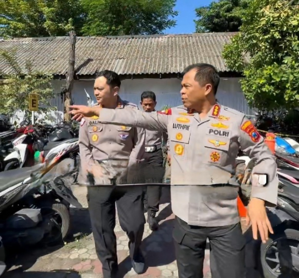Kapolrestabes Surabaya dan Kasat Lantas