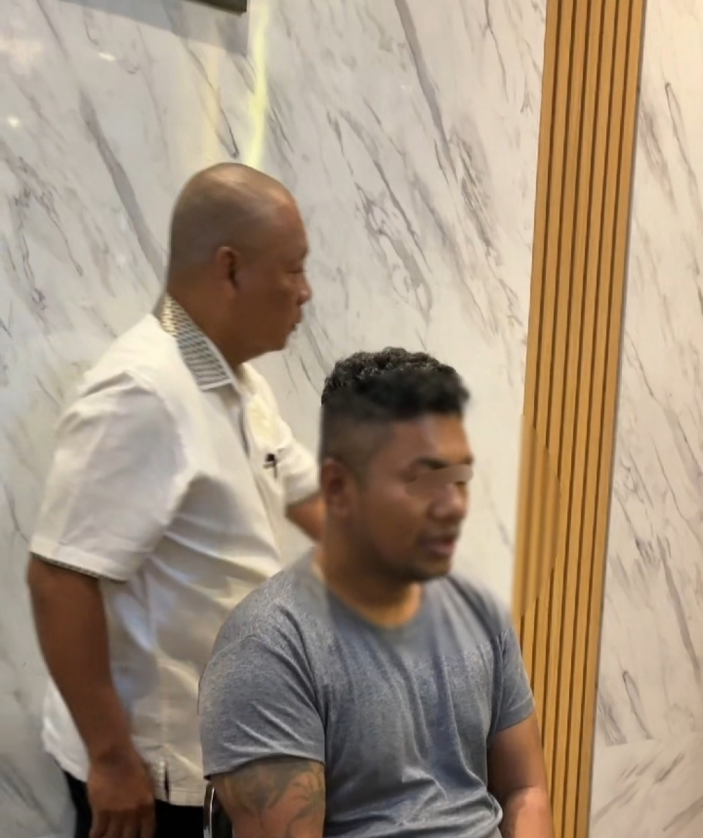 Kasat Reskrim Polrestabes Surabaya dan Terduga Pelaku