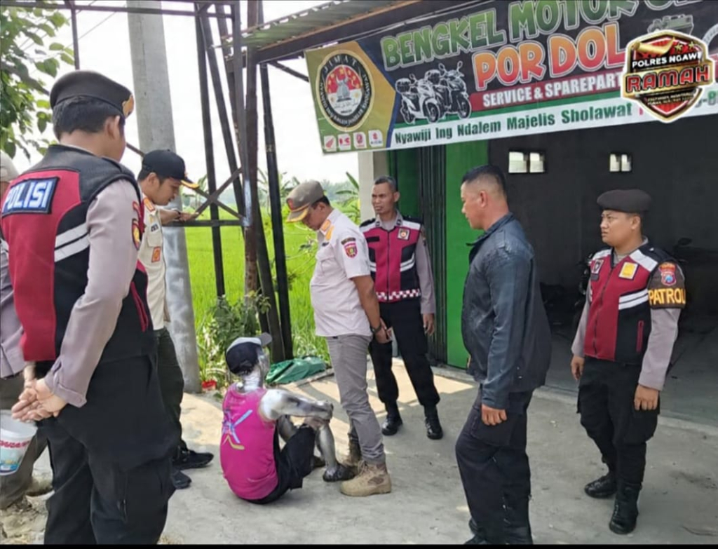 Polres Ngawi amankan pencuri Disel Petani