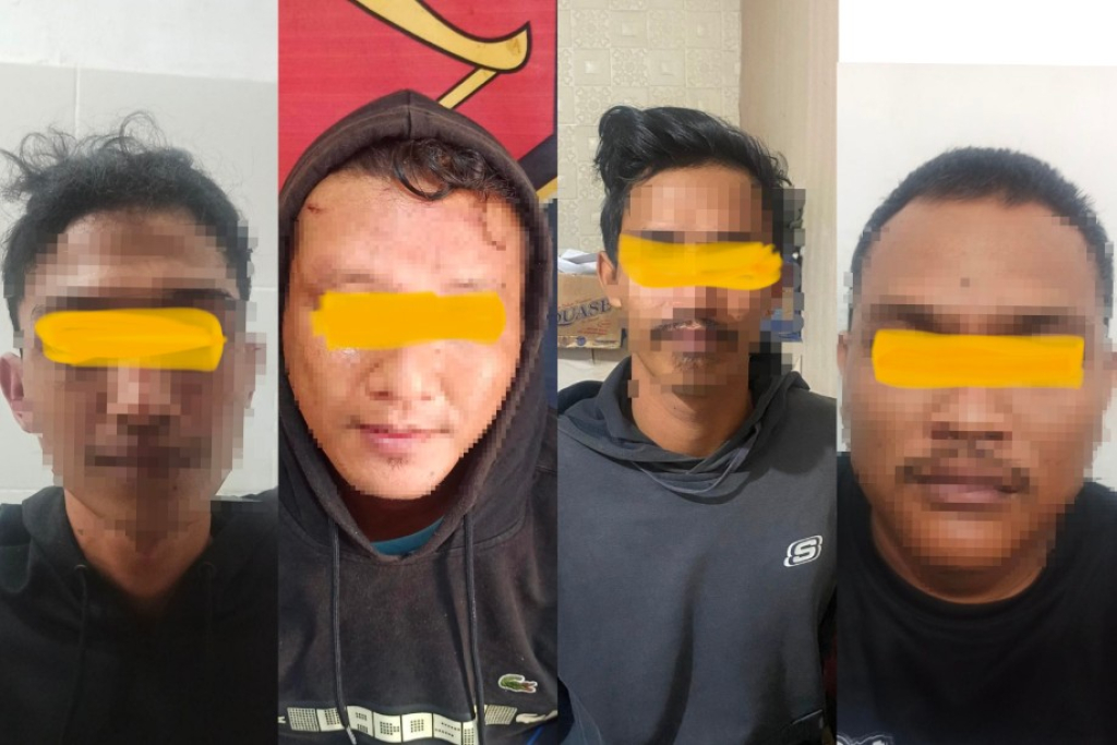 Empat pelaku jambret di Polsek Sukolilo
