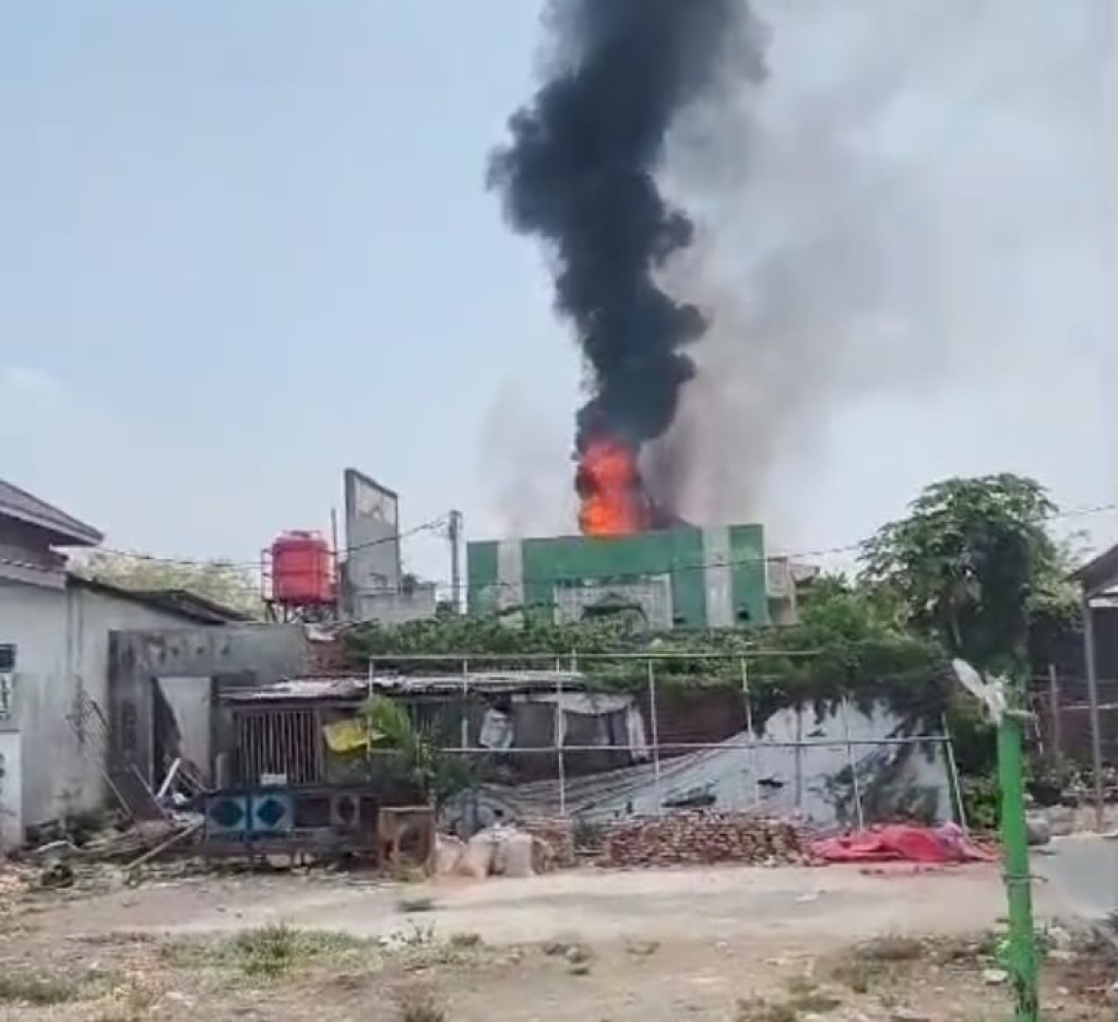 Lokasi yang terbakar